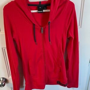 Bench Bright Red Hooded Zip Jacket